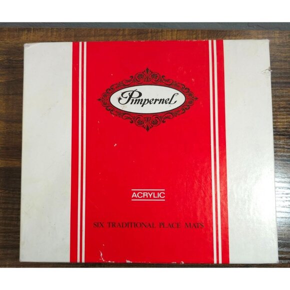 Vintage Pimpernel Acrylic Place Mats Artwork Set 6 English Cottages Countryside - Picture 13 of 14